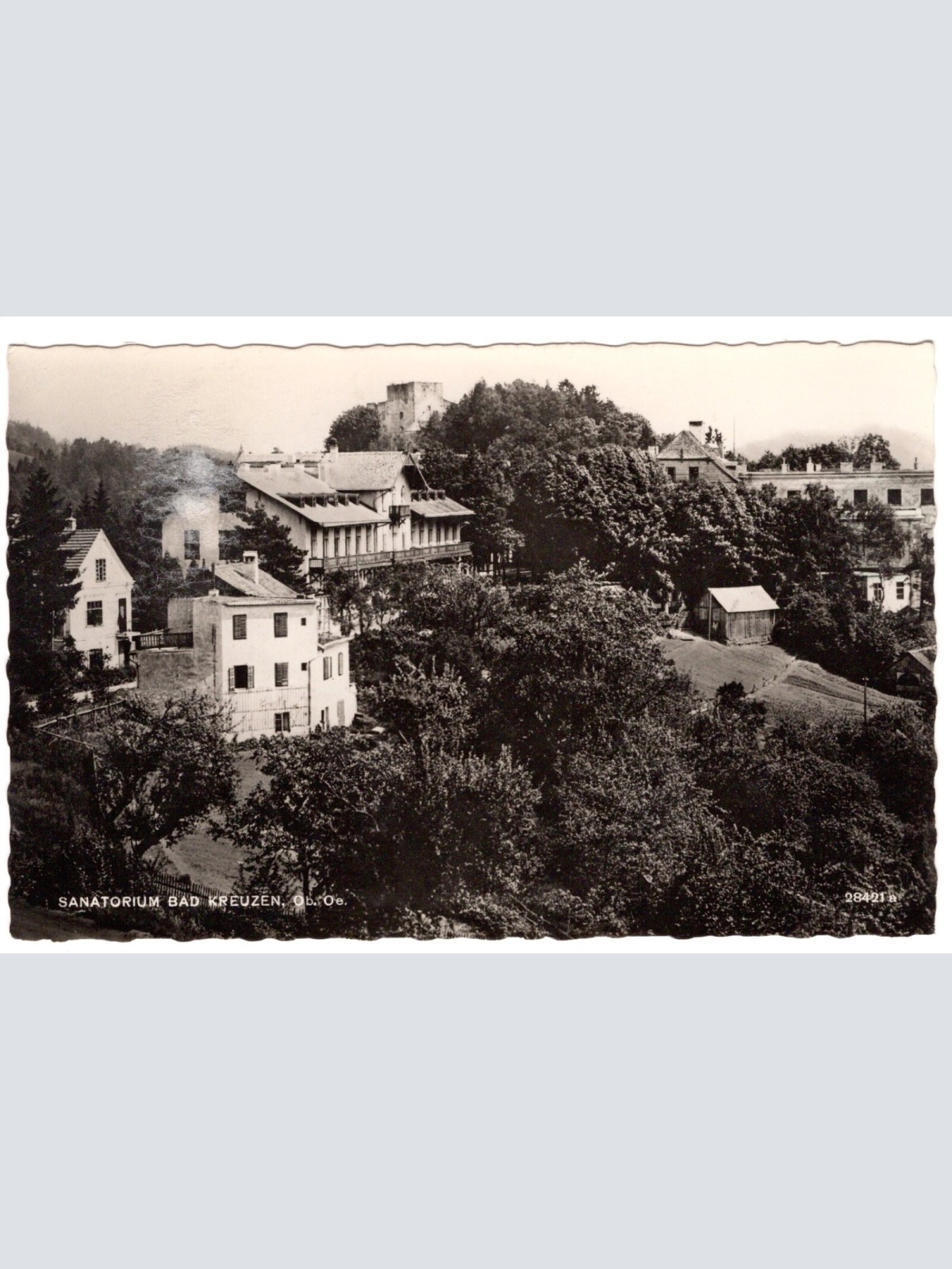 AK, Sanatorium Bad Kreuzen, Oberösterreich, Ansichtskarte (S4805)