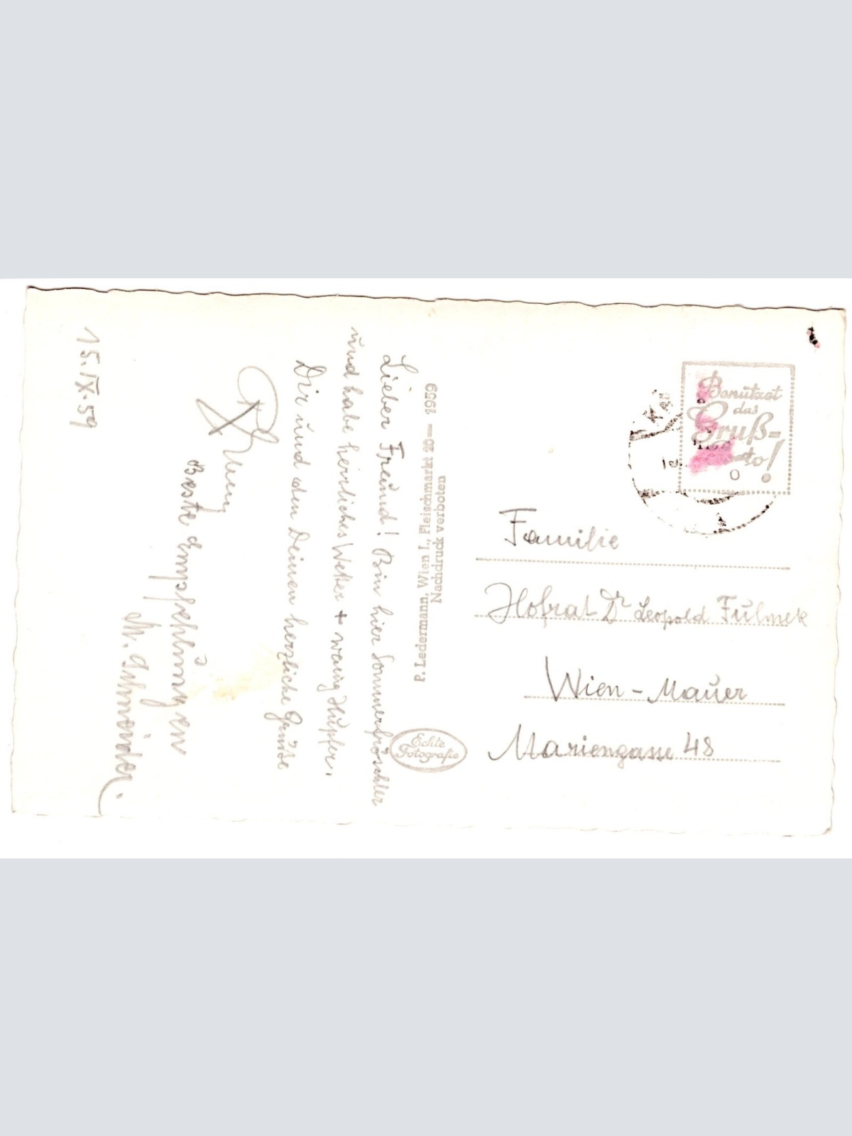 AK, Sanatorium Bad Kreuzen, Oberösterreich, Ansichtskarte (S4805)