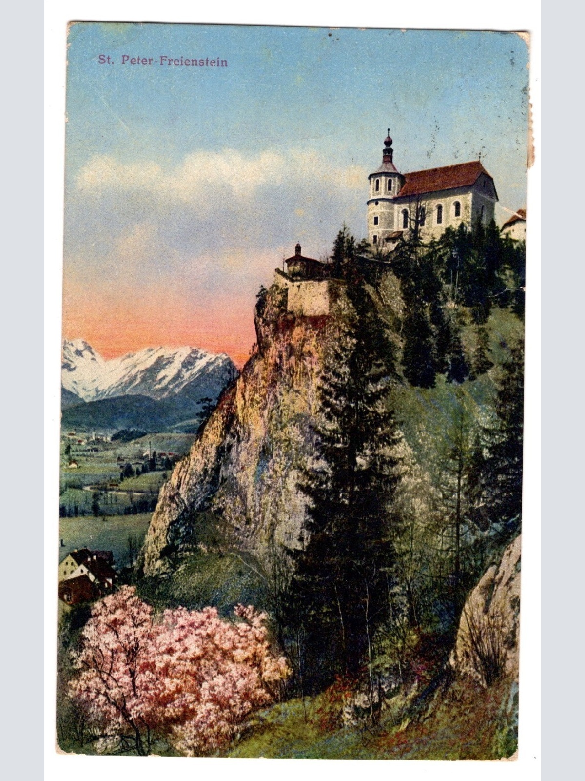 AK, Sankt Peter-Freienstein, Steiermark, Ansichtskarte (S4849)