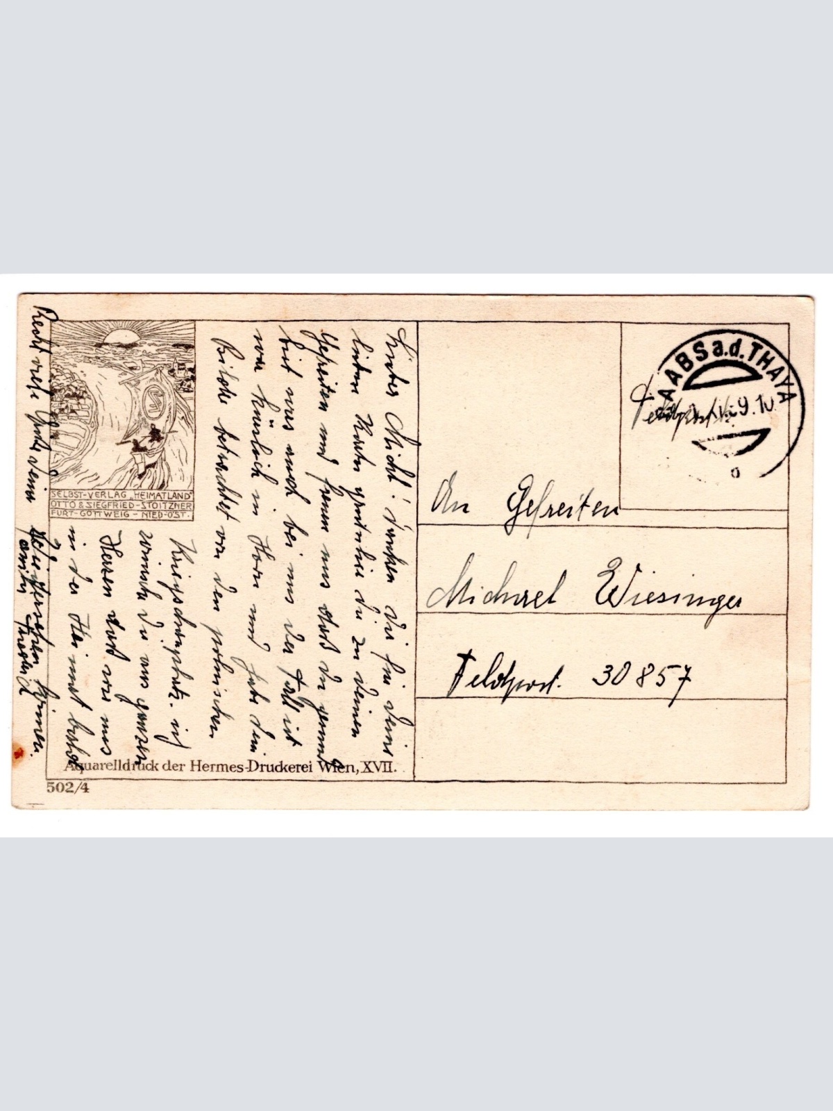 AK, Kamegg, Niederösterreich, Ansichtskarte (S4858)