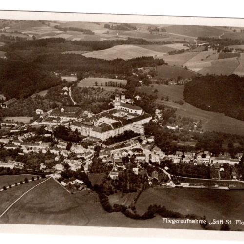 AK, Fliegeraufnahme, Stift St. Florian, Oberösterreich, Ansichtskarte (S4862)