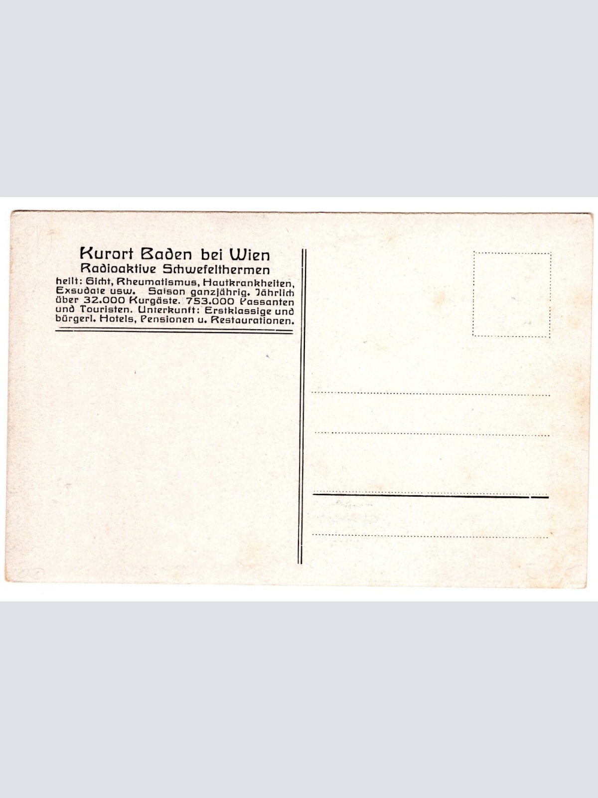 AK, Baden bei Wien, Niederösterreich, Ansichtskarte (S4876)