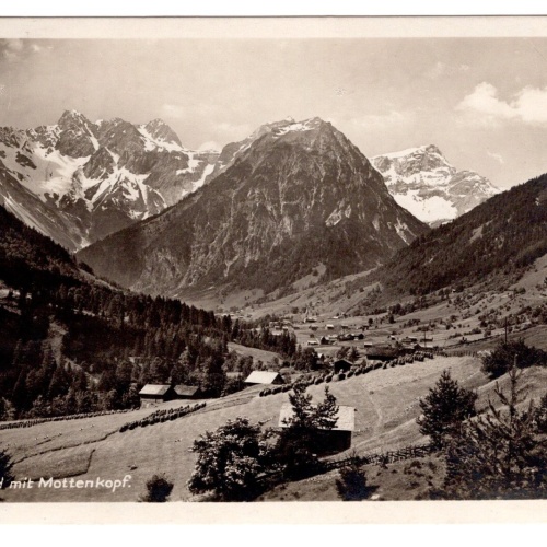 AK, Brand bei Bludenz, Vorarlberg, Ansichtskarte (S4882)