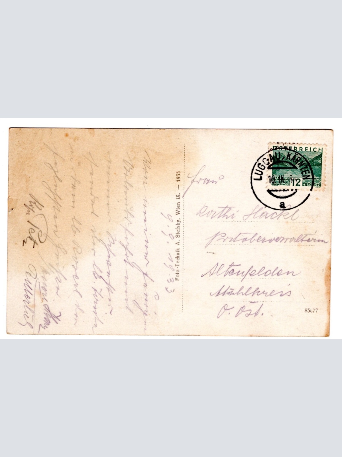 AK, Maria Luggau, Kärnten, Ansichtskarte (S4889)