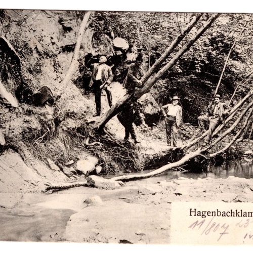 AK, Hagenbachklamm, Niederösterreich, Ansichtskarte (S4895)