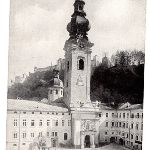 AK, Salzburg, Stiftkirche, St. Peter, Ansichtskarte (S4904)