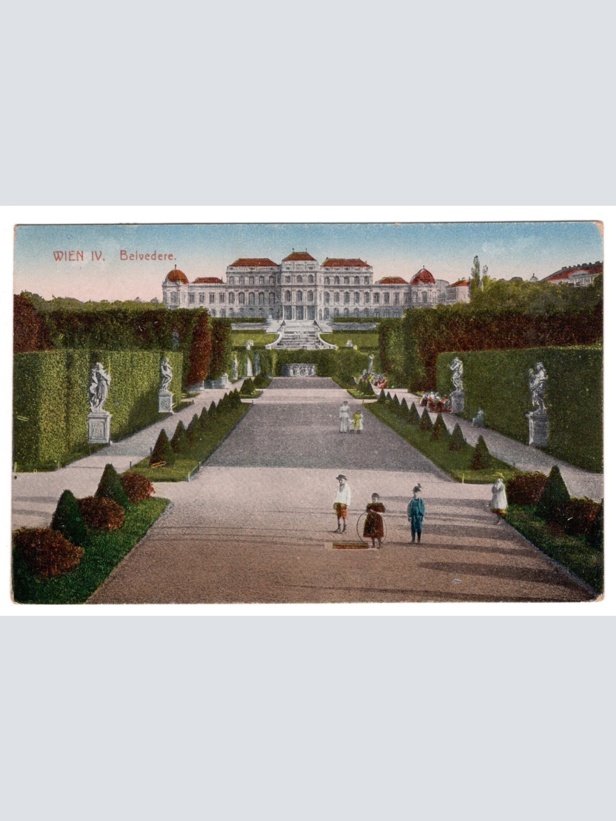 AK, Wien, Belvedere, Ansichtskarte (S4912)