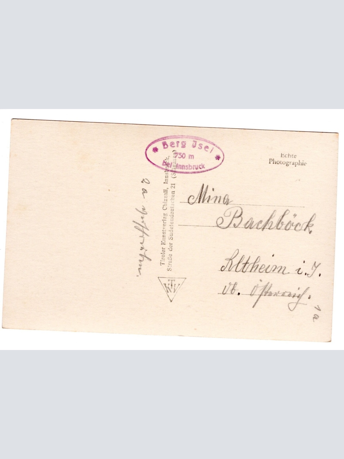 AK, Mittenwaldbahn, Martinswand mit Tunnel, Tirol, Ansichtskarte (S4915)