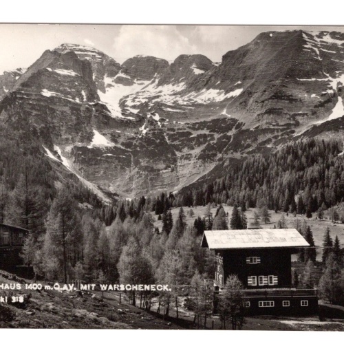 AK, Linzerhaus mit Warscheneck, Ansichtskarte (S4927)