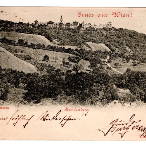 AK, Gruß aus Wien, Kahlenberg, Ansichtskarte (S4929)