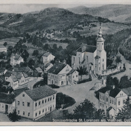 AK aus St. Lorenzen am Wechsel Steiermark Ansichtskarte (14209)