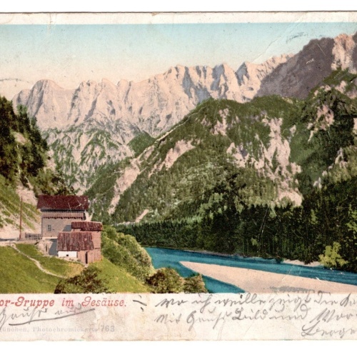 AK, Hochthor-Gruppe im Gesäuse, Steiermark, Ansichtskarte (S4975)