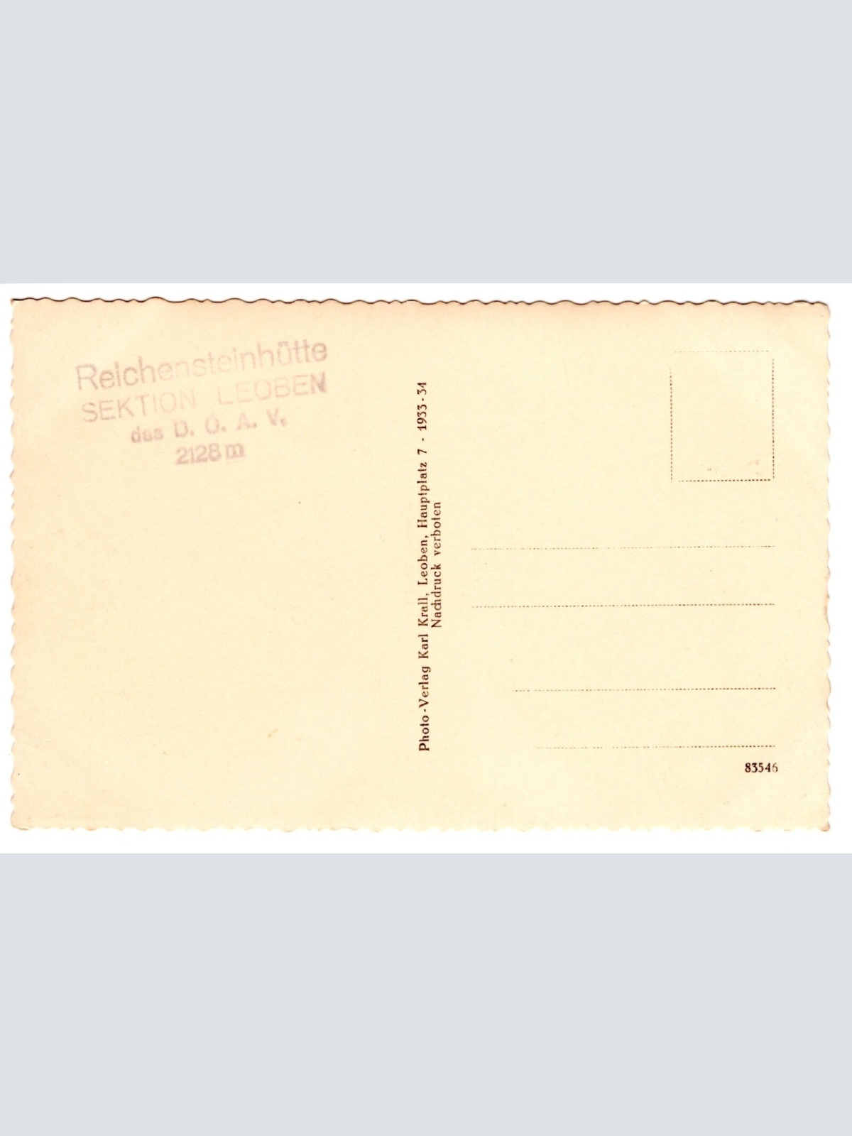 AK, Reichenstein, Schutzhütte, Steiermark, Ansichtskarte (S4980)