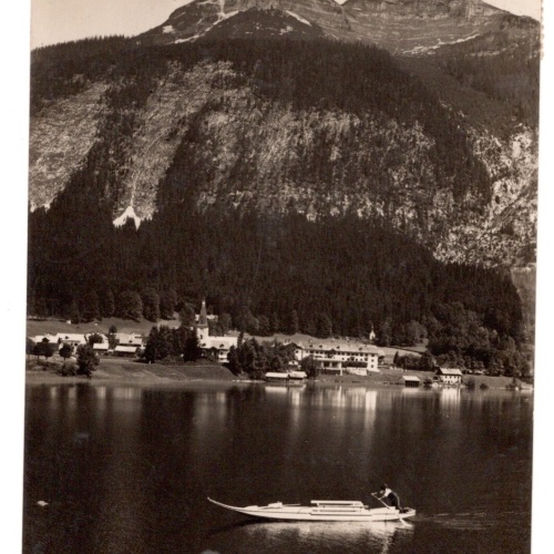 AK, Autausseersee mit Loser, Fischerndorf, Steiermark, Ansichtskarte (S4982)