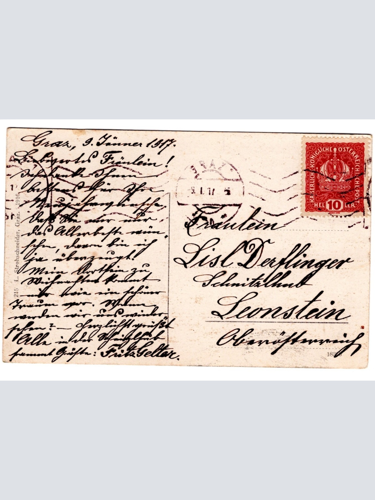 AK, Graz, Schlossbergbahn, Steiermark, Ansichtskarte (S4989)