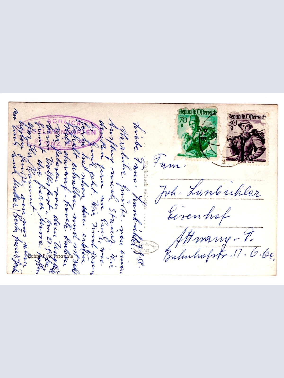 AK, Gastwirtschaft Engelweingarten bei Stainz, Steiermark, Ansichtskarte (S5008)