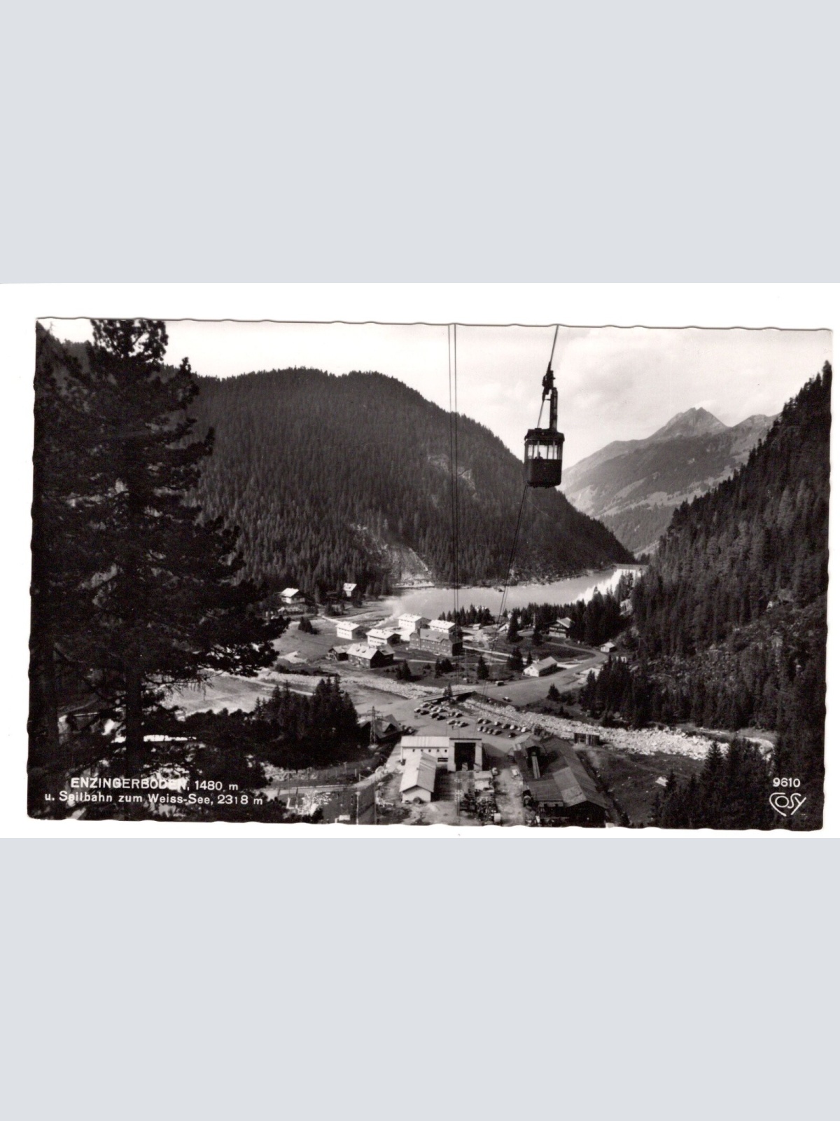 AK, Enzingerboden, Seilbahn zum Weiss-See, Salzburg, Ansichtskarte (S5016)