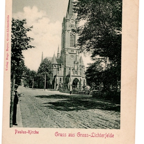 AK, Paulus-Kirche, Gruß aus Groß-Lichterfelde, Berlin, Ansichtskarte (S5017)