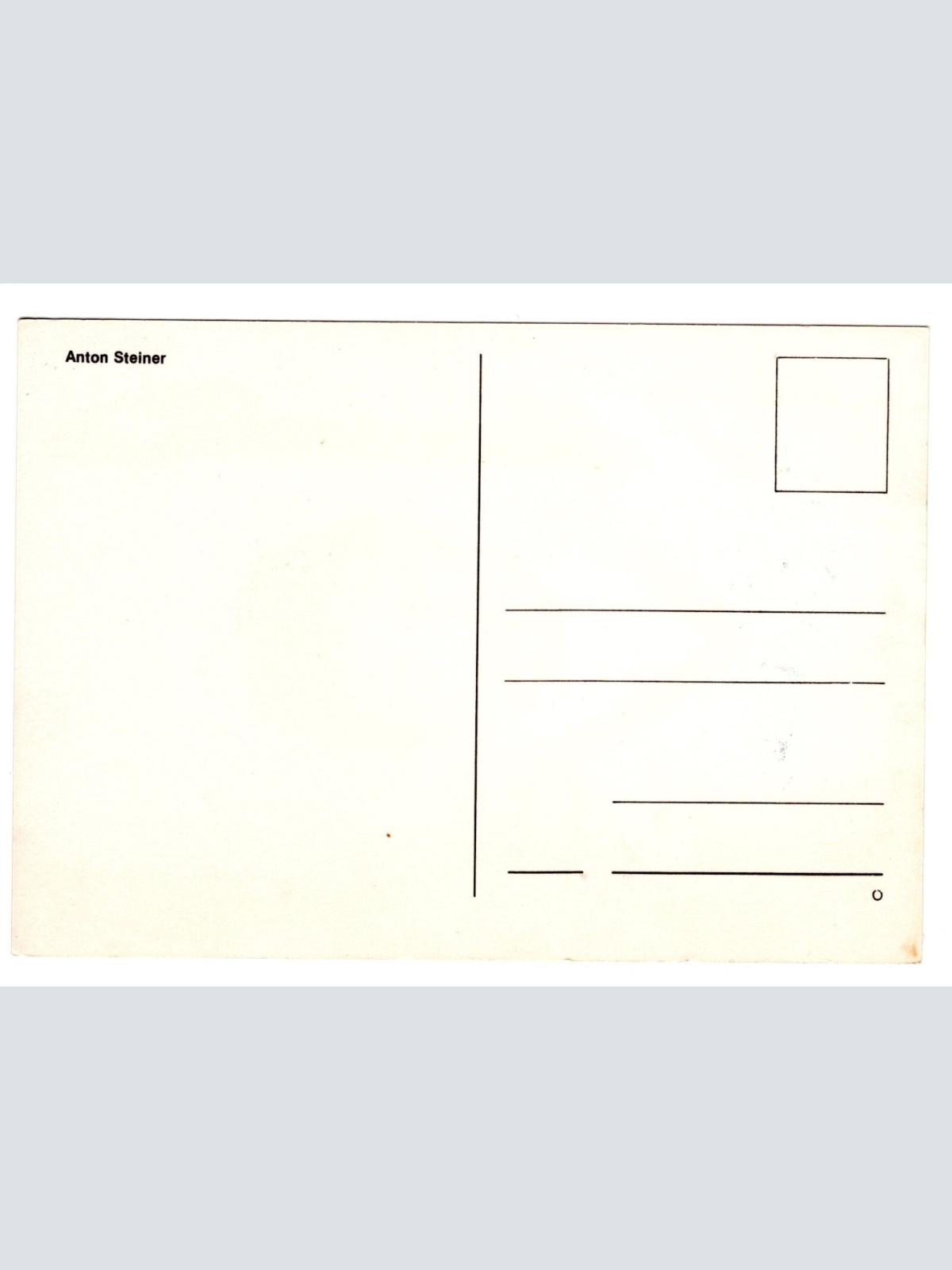AK, Anton Steiner, mit Original Unterschrift (S5040)