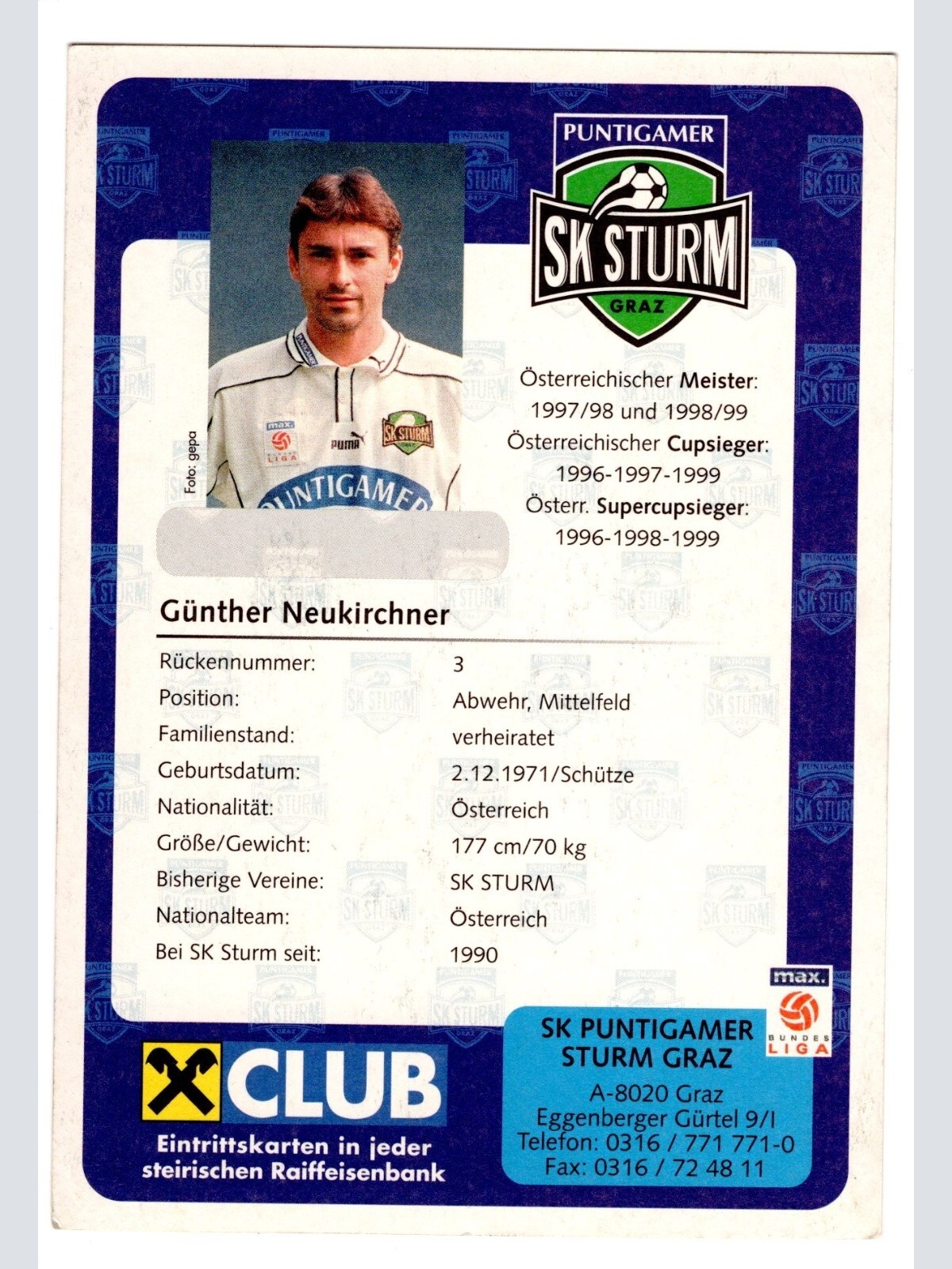 AK, Günther Neukirchner, mit Original Unterschrift (S5044)