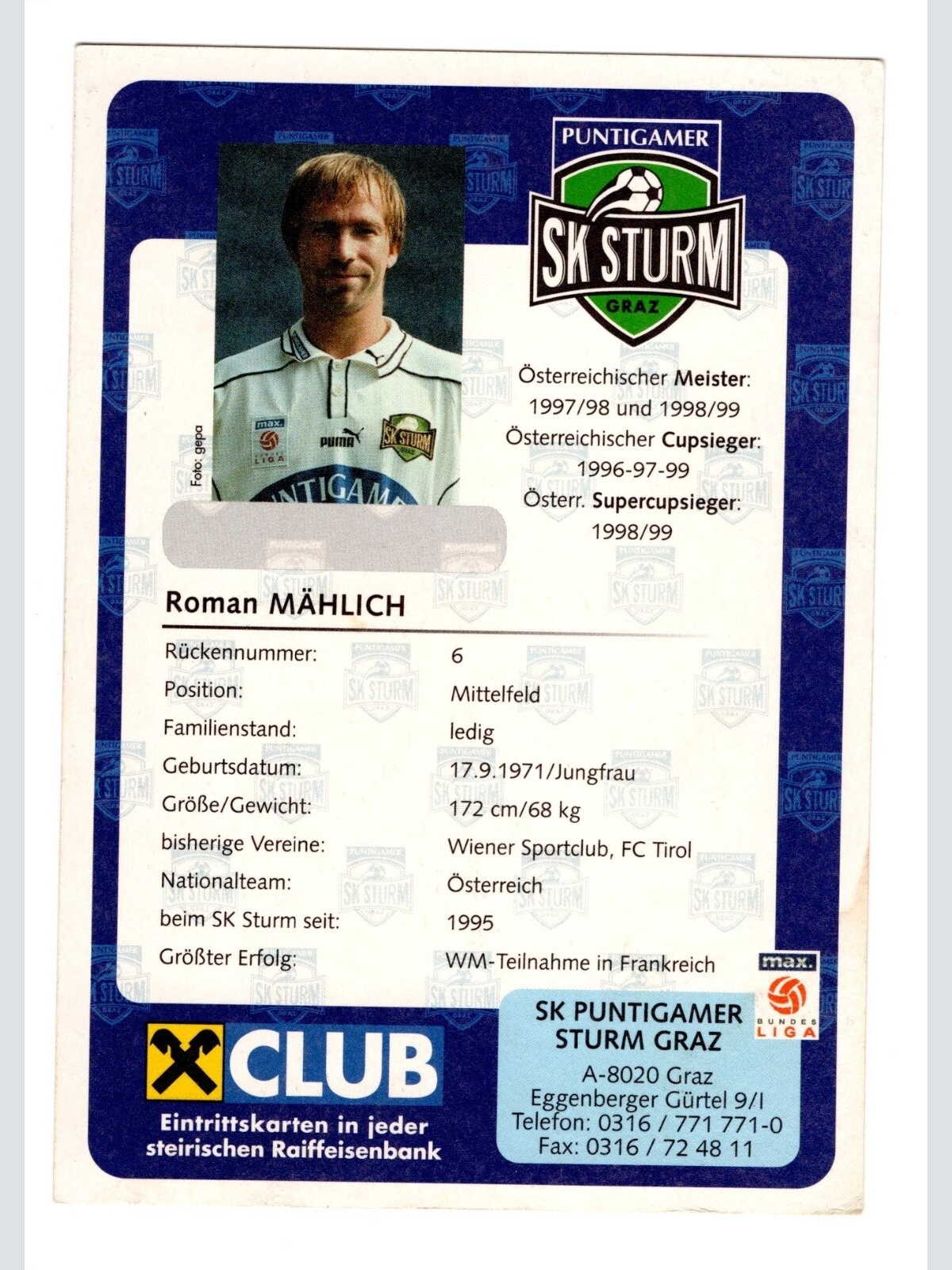 AK, Roman Mählich, mit Original Unterschrift (S5047)