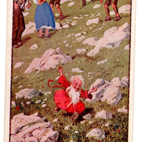 AK, Adalbert Stifter Bunte Steine Katzensilber, Ansichtskarte (S5055)