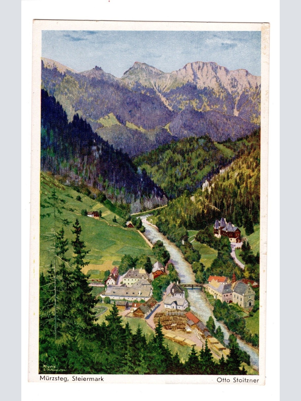 AK, Mürzsteg, Steiermark, Ansichtskarte (S5076)