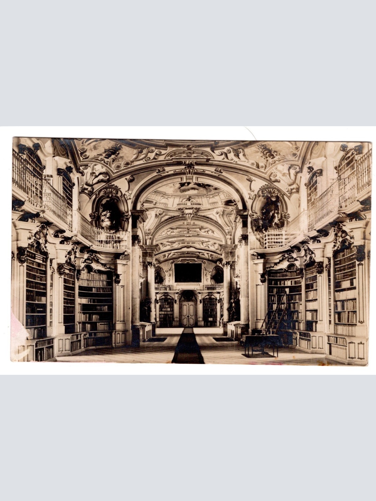 AK, Stift Admont, Bibliothek, Steiermark, Ansichtskarte (S5080)