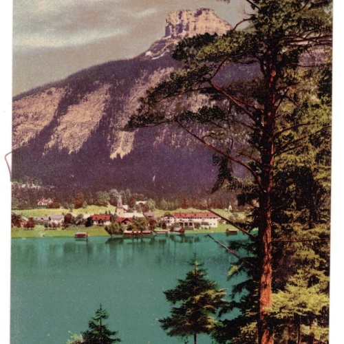 AK, Alt-Aussee mit dem Loser, Steiermark, Ansichtskarte (S5086)