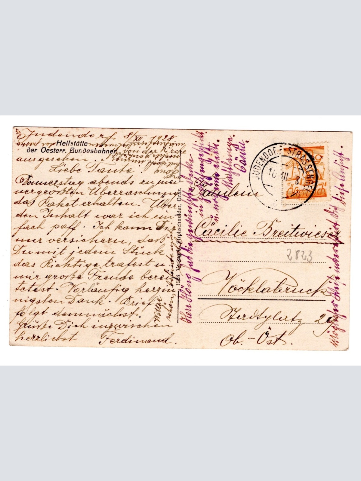 AK, Judendorf, Steiermark, Ansichtskarte (S5096)