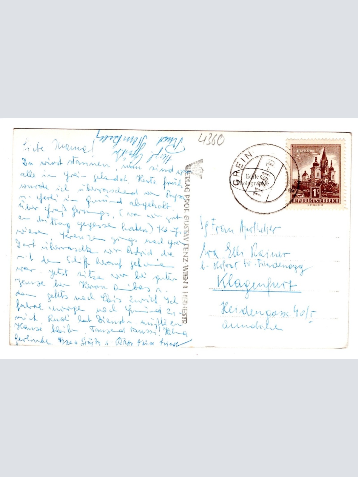 AK, Grein an der Donau, Oberösterreich, Ansichtskarte (S5152)