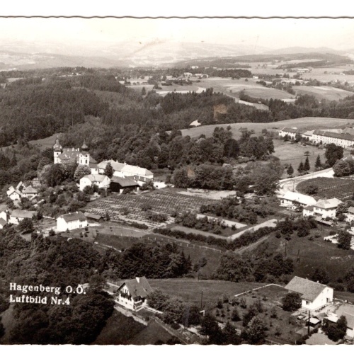 AK, Hagenberg, Luftbild Nr. 4, Oberösterreich, Ansichtskarte (S5160)