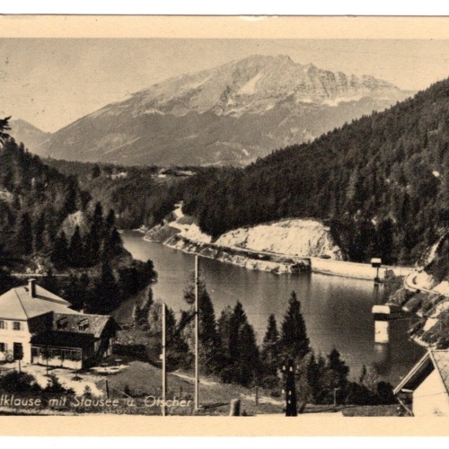 AK, Station Erlaufklause mit Stausee, Niederösterreich, Ansichtskarte (S5192)