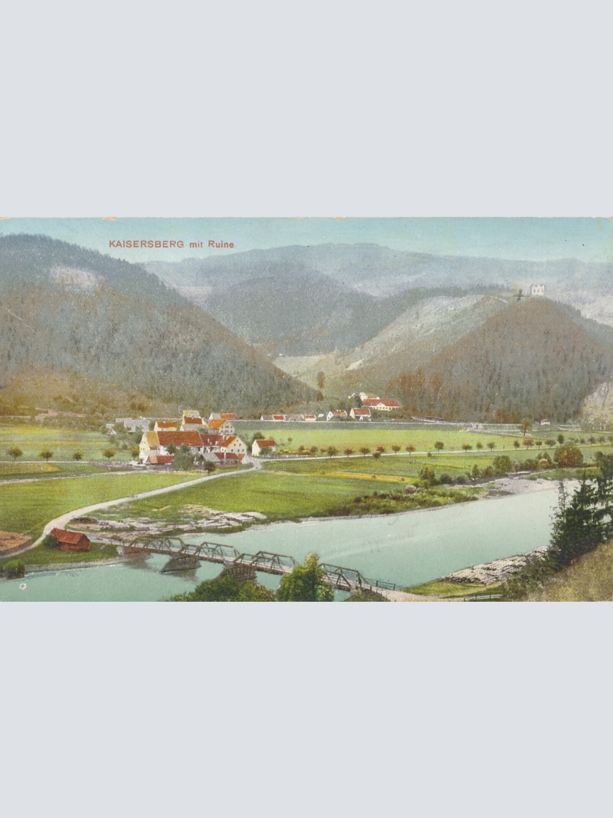 AK aus Kaiserberg mit Ruine Steiermark Ansichtskarte (14067)