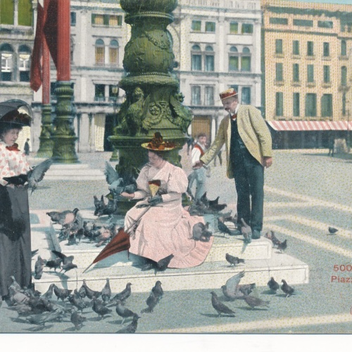 AK aus Venezia Piazza di S. Marco Italien Ansichtskarte (14293)