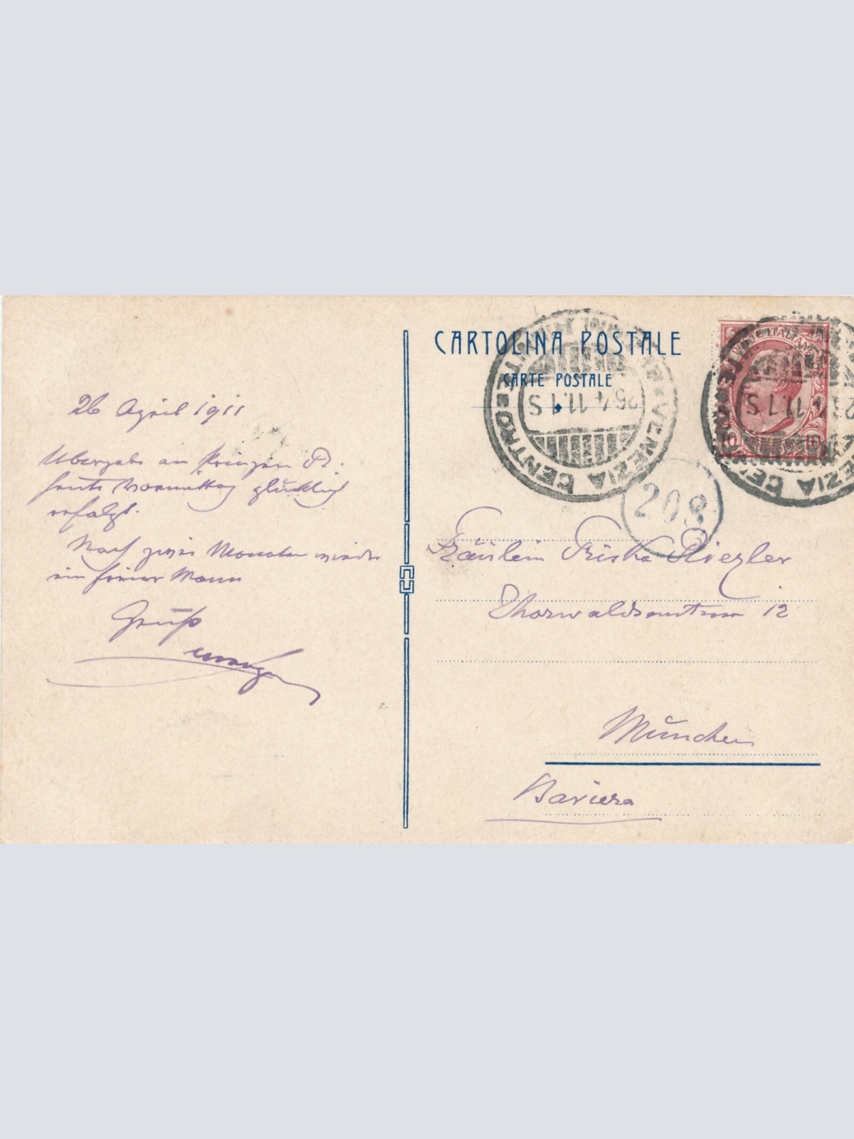 AK aus Venezia Piazza di S. Marco Italien Ansichtskarte (14293)