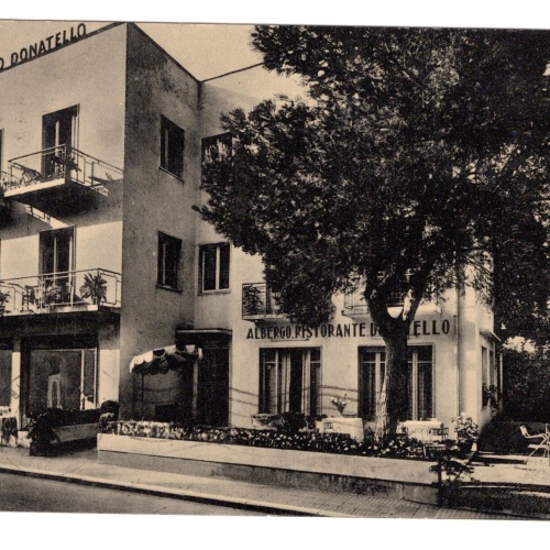 AK, Albergo Donatello, Italien, Ansichtskarte (S5257)