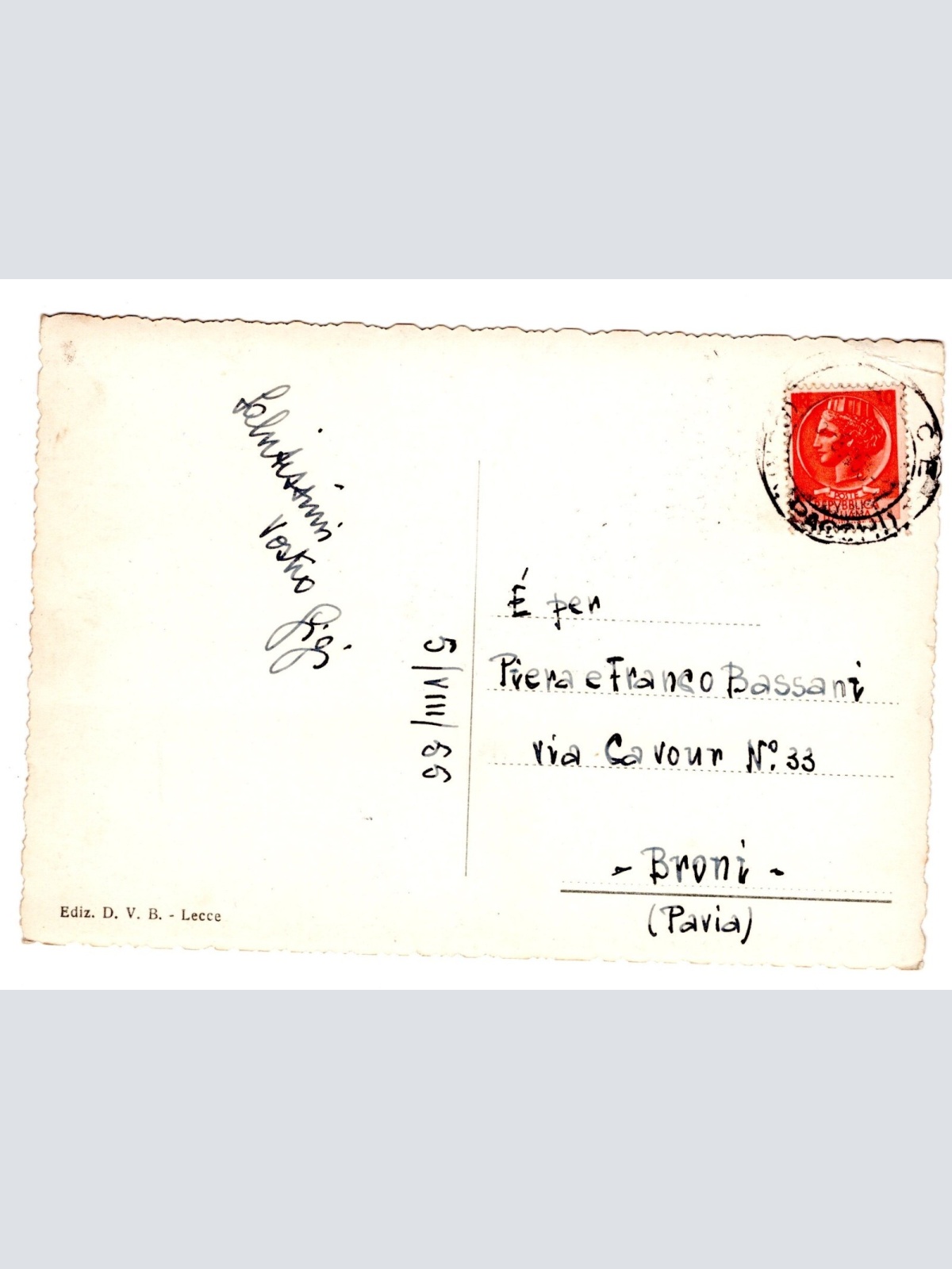 AK, Lecce, Italien, Ansichtskarte (S5262)