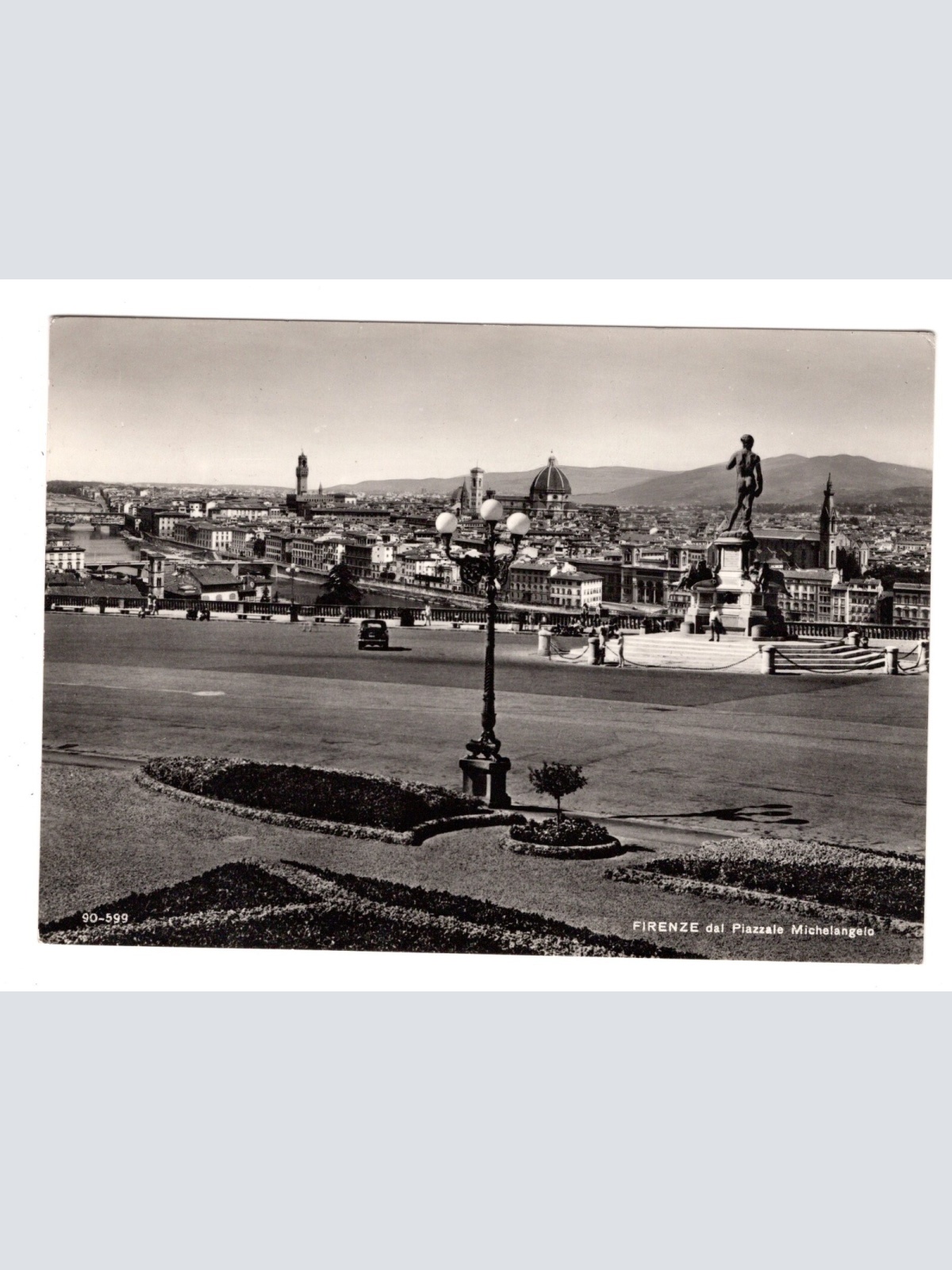 AK, Firenze dal Piazzale Michelangelo, Italien, Ansichtskarte (S5272)