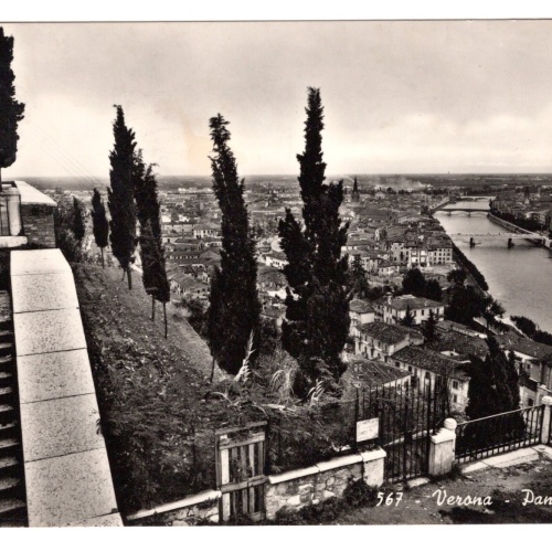AK, Verona, Panorama, Italien, Ansichtskarte (S5274)