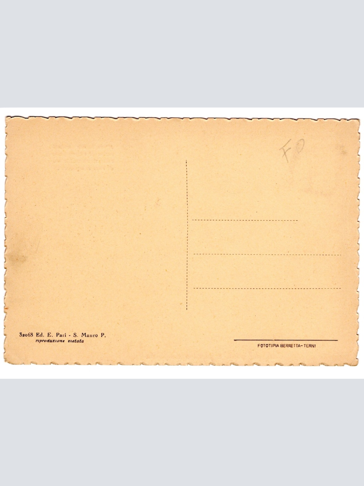 AK, San Mauro Pascoli, Italien, Ansichtskarte (S5289)