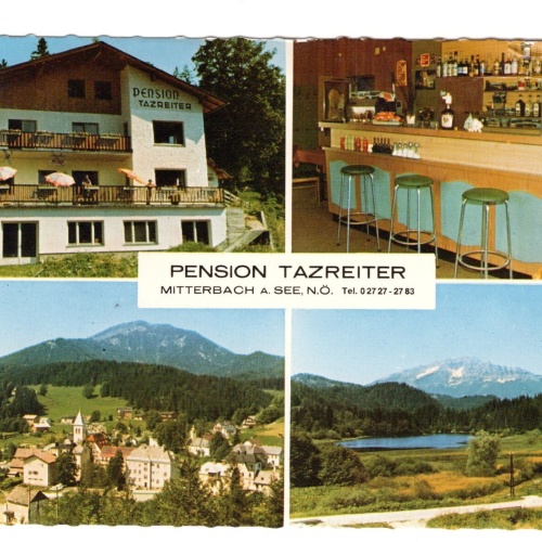 AK, Pension Tazreiter, Mitterbach am See, Niederösterreich Ansichtskarte (S5305)