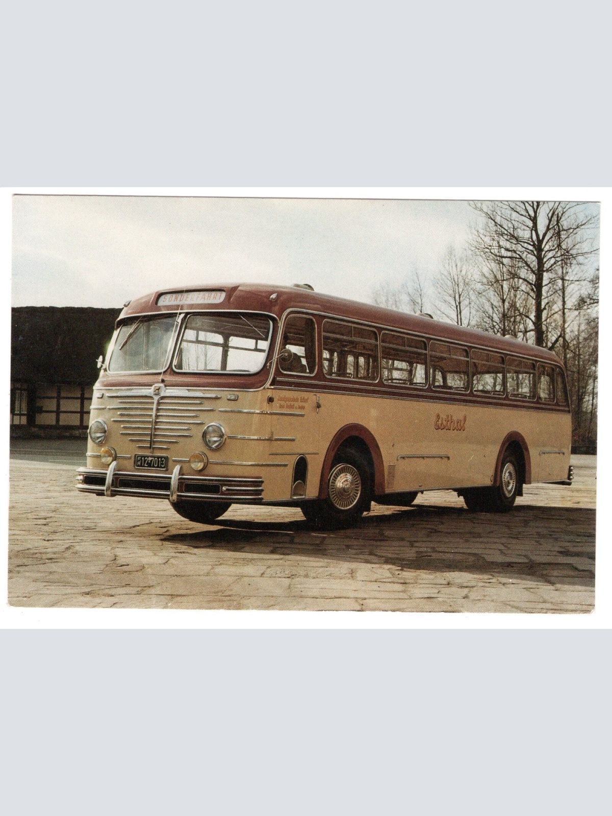 AK, Autobus, Büssing, 6000T Aufbau Emmelmann, Ansichtskarte (S5307)