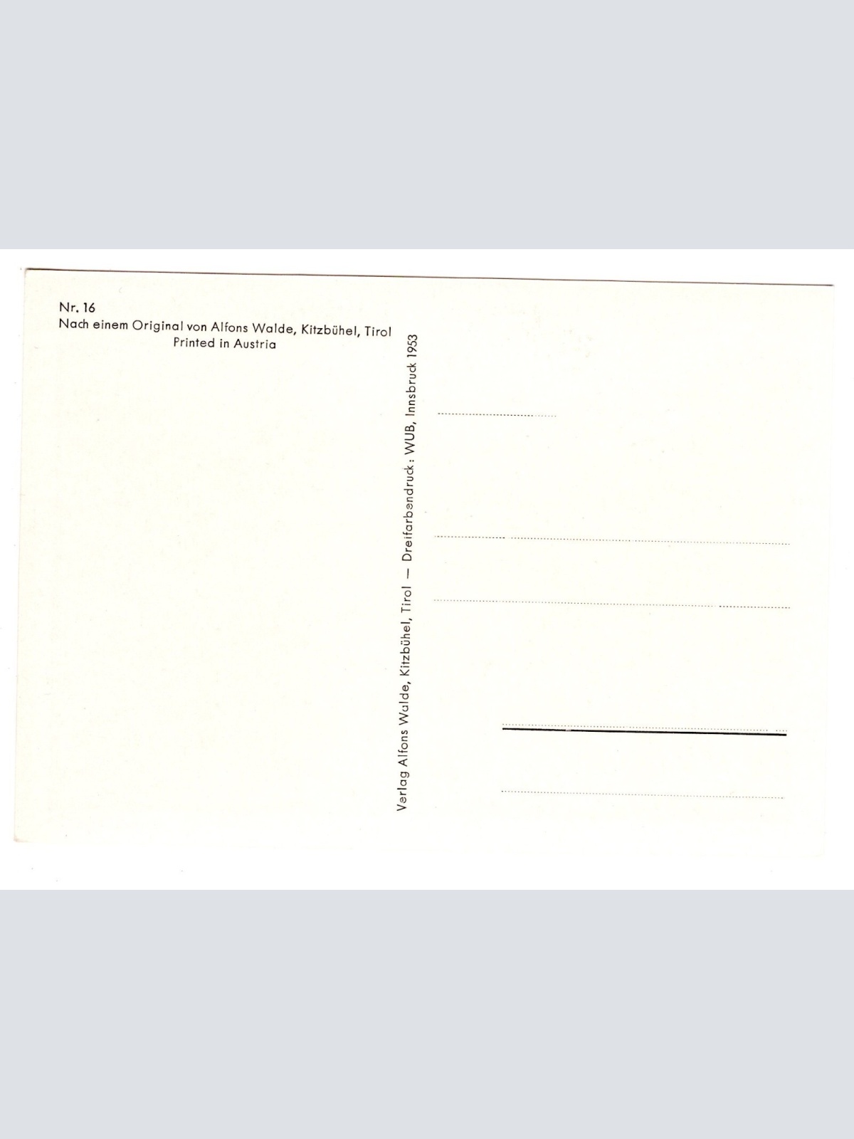 AK, Bergweiler, A. Walde, Ansichtskarte (S5331)