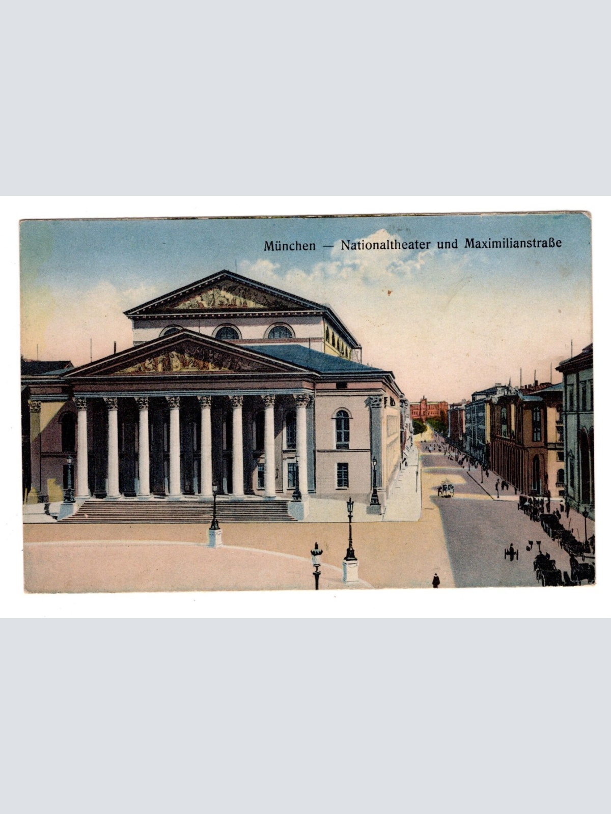 AK, München, Nationaltheater, Bayern, Ansichtskarte (S5375)