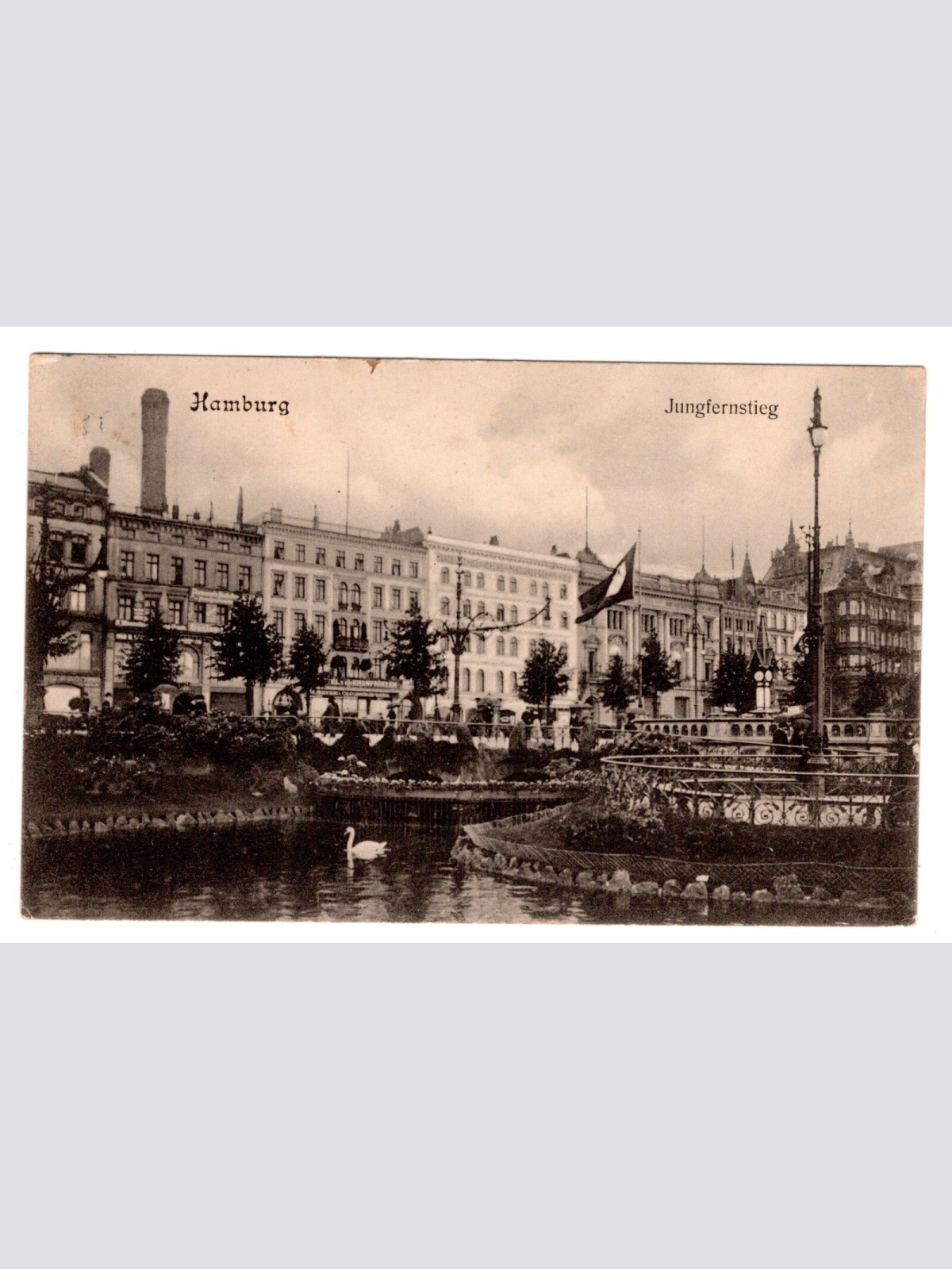 AK, Hamburg, Jungfernstieg, Ansichtskarte (S5386)