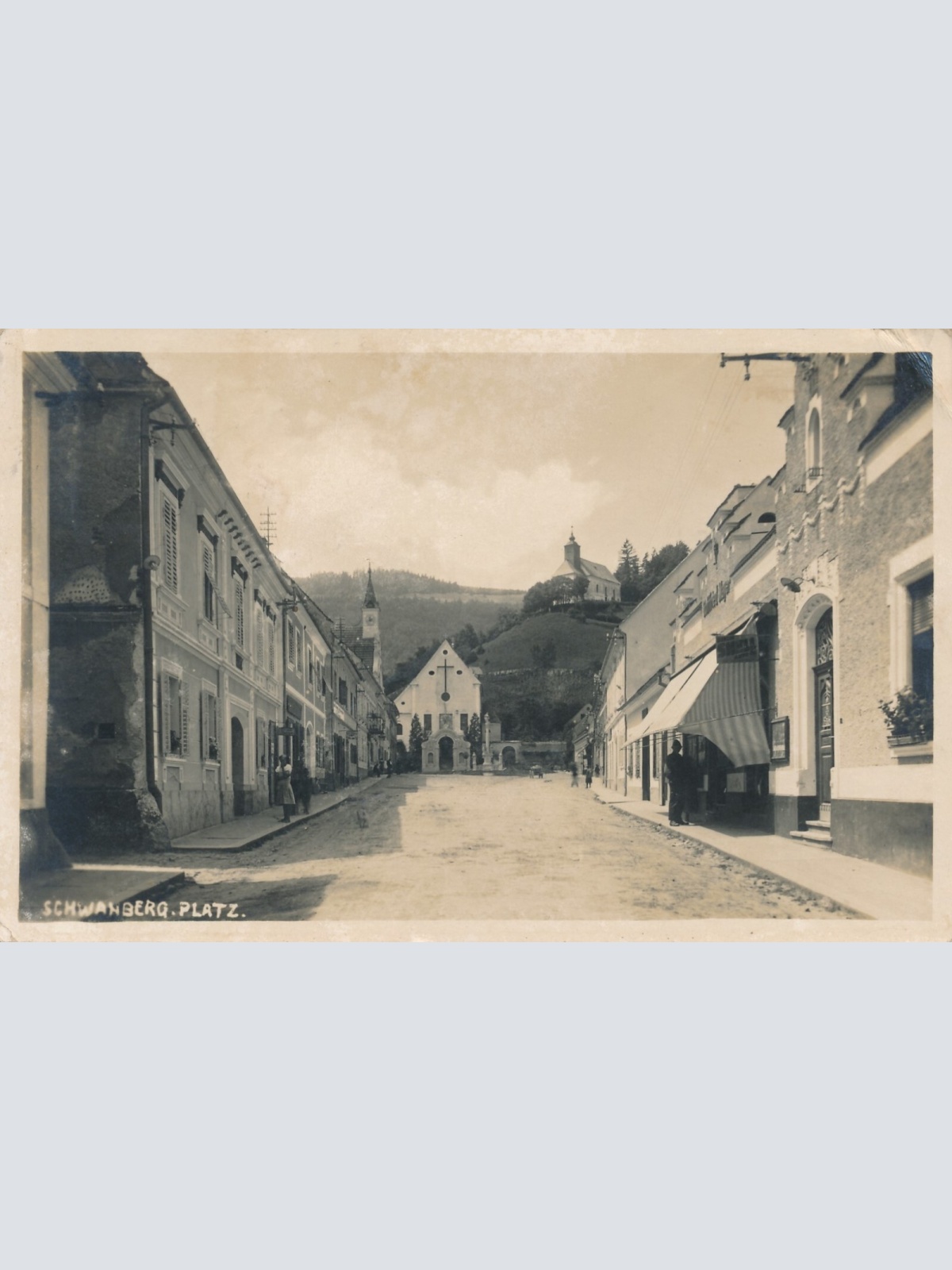 AK aus Schwanberg Strassenansicht Ansichtskarte (14108)