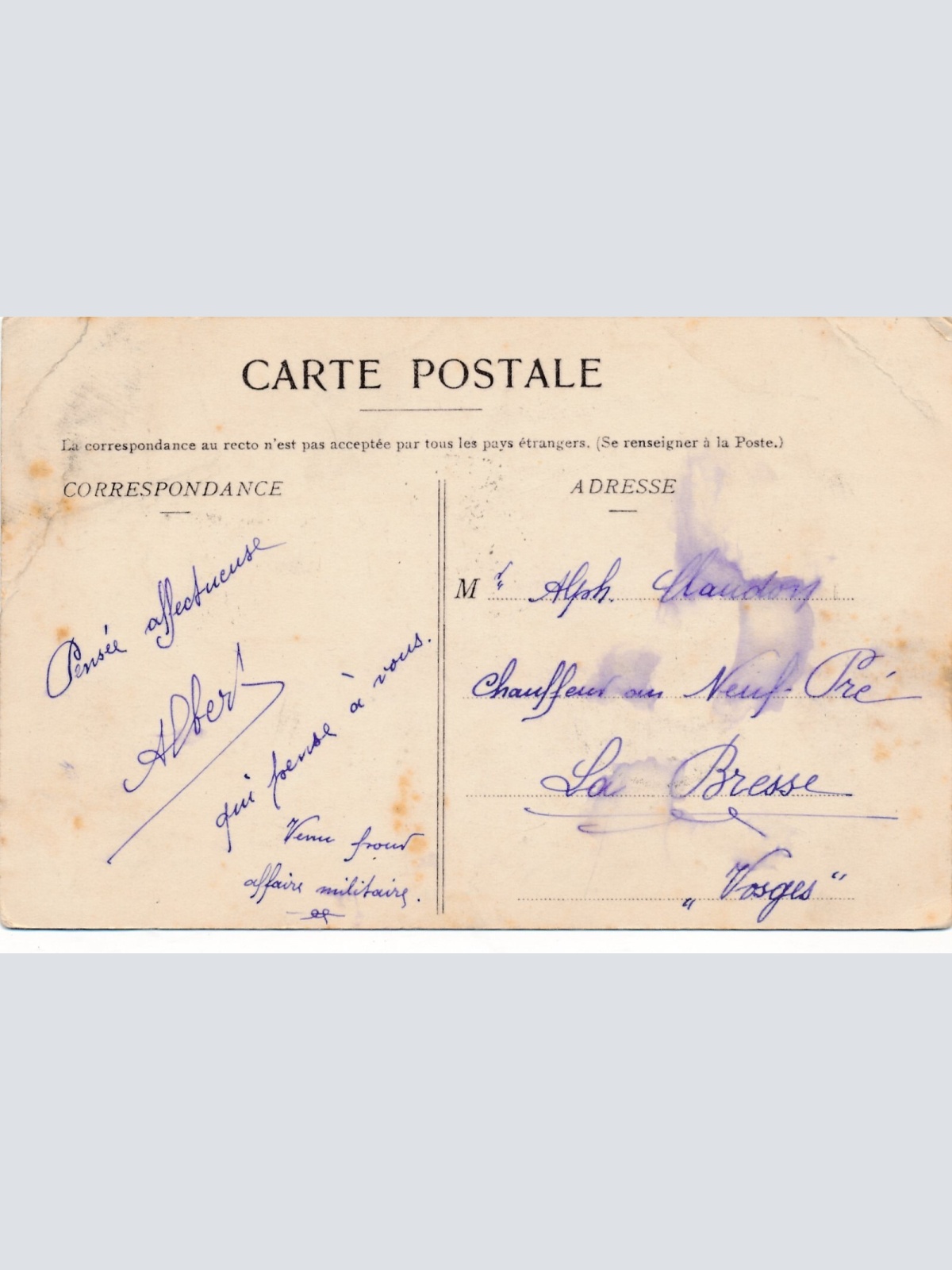 AK aus Vannes Frankreich Ansichtskarte (14097)