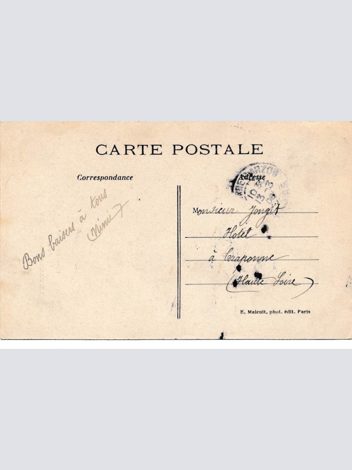 Feilchen AK aus Levallois Perret Frankreich Ansichtskarte (14095)