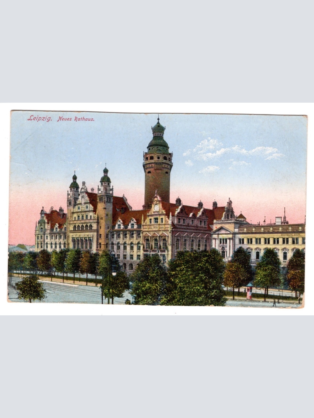 AK, Leipzig, Sachsen, Neues Rathaus, Ansichtskarte (S5401)